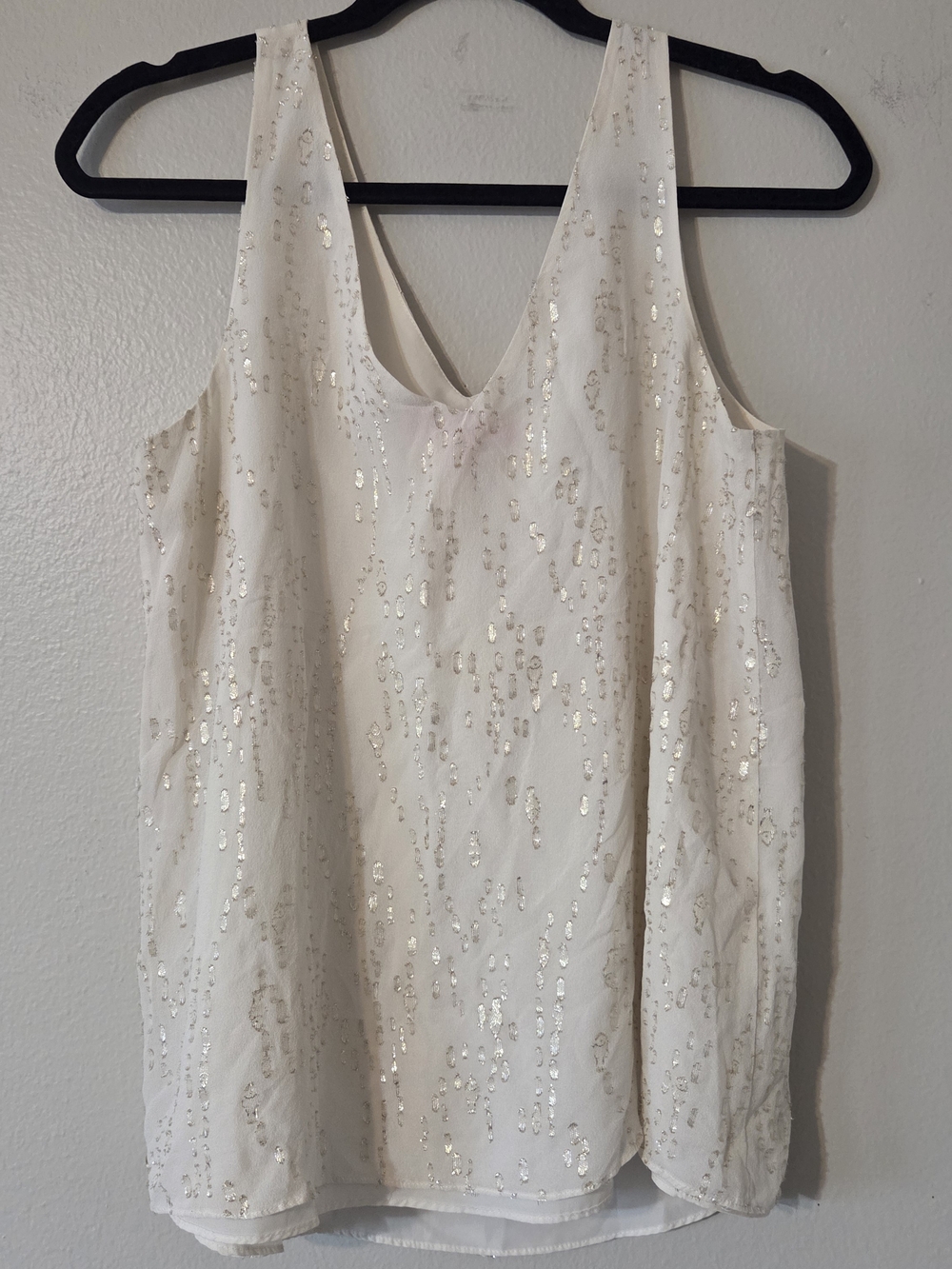 Lilly Pulitzer Florin Tank Top Coconut Fish Clip Chiffon Medium Reg. $118